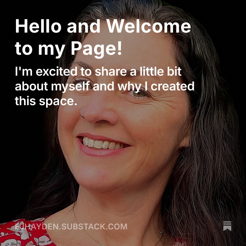 If you found this page through a channel that did have you landing at the home page first, welcome! I'm Erin Hayden and I look forward to getting to know you better!